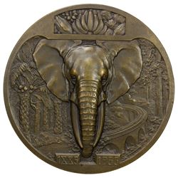 CONGO: AE medal (143.2g), 1935