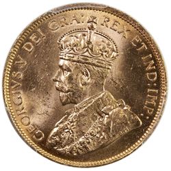 CANADA: George V, 1910-1936, AV 10 dollars, 1914. PCGS MS63