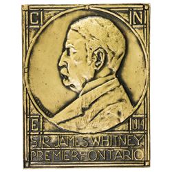 CANADA: AE plaque, 1915. EF