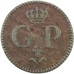 GUADELOUPE: AE token (5.42g). F