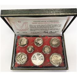 MEXICO: 8-coin proof set, 1982/83