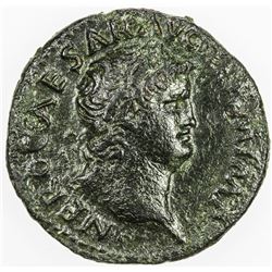 ROMAN EMPIRE: Nero, 55-68 AD, AE as (10.25g), Rome. VF