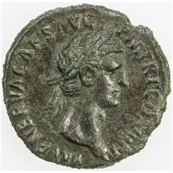 ROMAN EMPIRE: Nerva, 96-98 AD, AE as (8.51g), Rome. F-VF