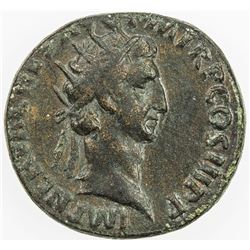 ROMAN EMPIRE: Nerva, 96-98 AD, AE dupondius (11.91g), Rome. VF