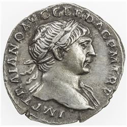 ROMAN EMPIRE: Trajan, 98-117 AD, AR denarius (3.52g), Rome. VF-EF