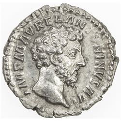 ROMAN EMPIRE: Marcus Aurelius, 161-180 AD, AR denarius (3.22g), Rome. VF-EF