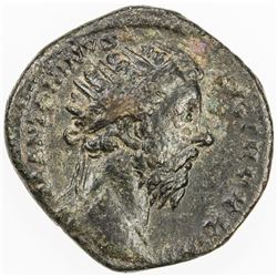 ROMAN EMPIRE: Marcus Aurelius, 161-180 AD, AE dupondius (10.32g), Rome. F-VF