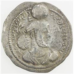 SASANIAN KINGDOM: Ardashir II, 379-383, AR drachm (3.95g), NM. VF