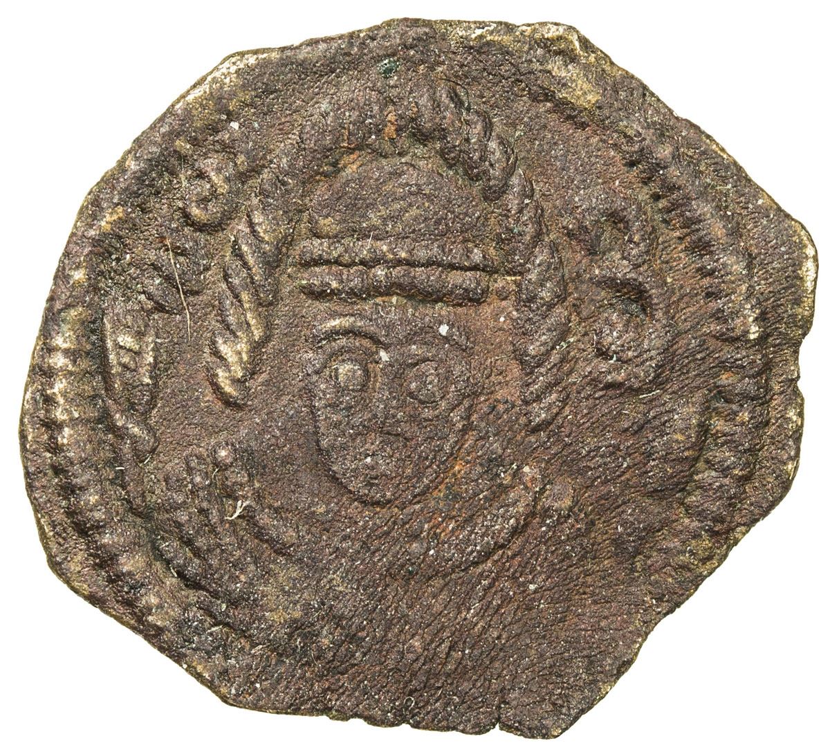 Arab Sasanian Al Muhallab B Abi Sufra Ca 694 698 Ae Pashiz 0 59g St Istakhr Nd Vf