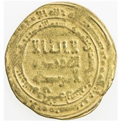ABBASID: al-Radi, 934-940, AV dinar (5.03g), Suq al-Ahwaz, AH323. VF