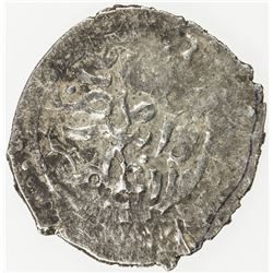 BAHRI MAMLUK: Sha'ban II, 1363-1376, AR akce (1.23g), Larende, ND. VF