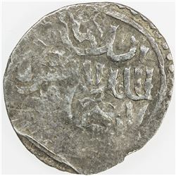 BAHRI MAMLUK: Sha'ban II, 1363-1376, AR akce (1.14g), Larende, ND. VF