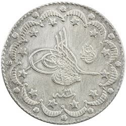 TURKEY: Abdul Aziz, 1861-1876, AR 5 kurush, Kostantiniye, AH1293 year 21. F