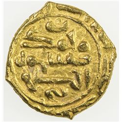 SAFFARID: Khalaf b. Ahmad, 2nd reign, 972-980, AV fractional dinar (1.04g), Sijistan, DM. VF-EF