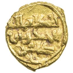 SAFFARID: al-Husayn b. Tahir, 3rd reign, 980-982+, AV fractional dinar (1.96g), NM, ND. EF