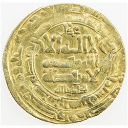 GHAZNAVID: Mahmud, 999-1030, AV dinar (4.02g), Herat, AH401. VF