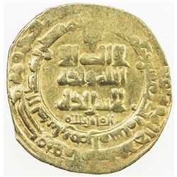 GHAZNAVID: Mahmud, 999-1030, AV dinar (4.50g), Herat, AH411. F-VF