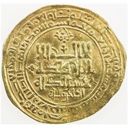 GHAZNAVID: Mahmud, 999-1030, AV dinar (2.89g), Ghazna, AH416. F-VF