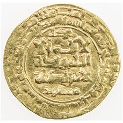 GHAZNAVID: Mas'ud I, 1030-1041, AV dinar (2.61g), Nishapur, AH426. VF