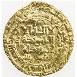 GREAT SELJUQ: Tughril Beg, 1038-1063, AV dinar (3.84g), al-Ahwaz, AH448. VF