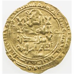 GREAT SELJUQ: Malikshah I, 1072-1092, AV dinar (3.03g), Isfahan, AH465. F-VF