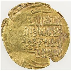 KHWARIZMSHAH: Muhammad, 1200-1220, AV dinar (2.49g), Tirmidh, DM. VF-EF