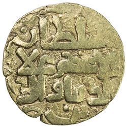 KHWARIZMSHAH: Muhammad, 1200-1220, pale AV dinar (3.89g), NM, ND. F-VF