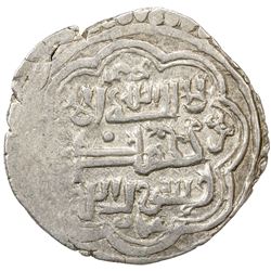 ILKHAN: Abu Sa'id, 1316-1335, AR 2 dirhams (3.17g), Damghan, AH730. VF