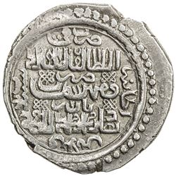 ILKHAN: Abu Sa'id, 1316-1335, AR 6 dirhams (8.46g), Bazar (the military mint), Khani 33. VF-EF