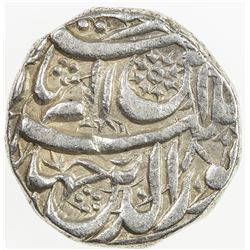 MUGHAL: Jahangir, 1605-1628, AR jahangiri (13.58g), Qandahar, AH1022 year 8. VF