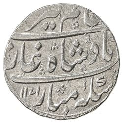 MUGHAL: Alamgir II, 1754-1759, AR rupee (11.2g), Kashmir, AH1171 year 4. EF