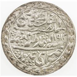 JAIPUR: Madho Singh II, 1880-1922, AR nazarana rupee (11.31g), Sawai Jaipur, 1913 year 34. AU
