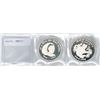 NEPAL: SET of 2 silver Conservation Series coins, retail value $65