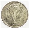 Image 2 : NETHERLANDS EAST INDIES: Dutch Republic, AR 1/2 duit, Holland, 1755. AU