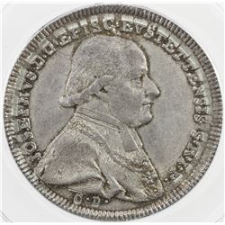 EICHSTADT: Josef, Graf von Stubenberg, 1790-1802, AR 1/2 thaler, 1796. ANACS AU50