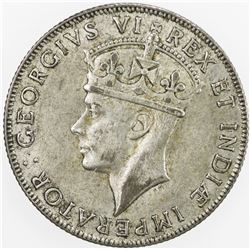EAST AFRICA & UGANDA: George VI, 1936-1952, BI shilling, 1941-I. EF
