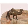 Image 2 : Austrian Bronze Camel and Onyx Card Tray