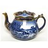 Image 1 : Vintage English Cobalt Teapot