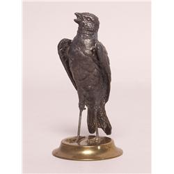 Metalware Blackbird on Brass Stand