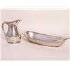 Image 1 : U.S. Navy Silver Plated Jug and Bread Dish