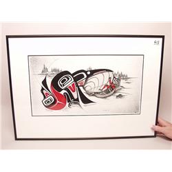 Native Art Haida Original Drawing
