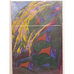 Native Art Original Painting Spirit Buffalo