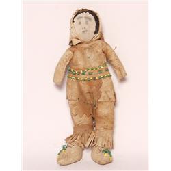Old Beaded Doeskin Doll