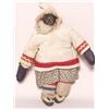 Image 1 : Old Inuit Doll with Carved Soapstone Head