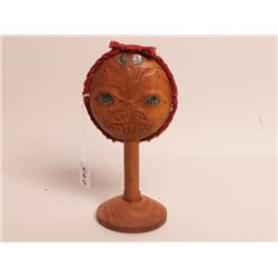 Natie Art Yew Wood rattle
