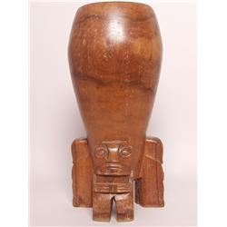 Hawaiian Hardwood Figured Tripod Vessel