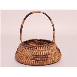 Native Indian Handled Woven Basket