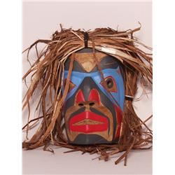 North West Coast Carved Cedar Mask