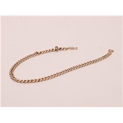 10K GHold Curb Link Watch Chain