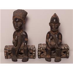 Tribal Art  Male and Female Fetish Figures